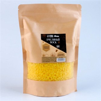 Воск для свечей пчелиный, жёлтый 500 г 10017